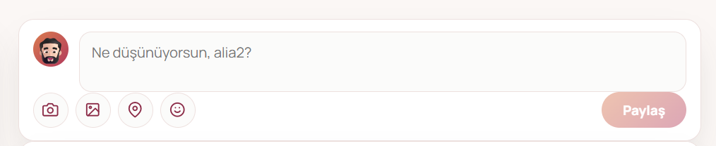 bikalp Akış sayfasının gerçek ekran görüntüsü